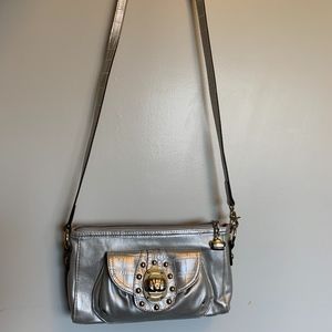 Kathy Van Zeeland Silver Bag